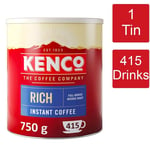 Kenco Rich Roast Instant Coffee Tin 1 x 750g - 415 Servings