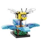 LAKA Technik Flappy Bee Model 170Pcs Decompression Toy Happy Flappy Bee Bricks Model for Kids Compatible with Lego Technic