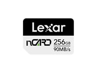 Lexar nCARD Carte NM 256 Go, Jusqu'à 90 Mo/s en lecture, Jusqu'à 70 Mo/s en écriture, Carte Mémoire Nano pour téléphones Huawei, Smartphone (LNCARD-256AMZN)