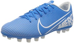 Nike Jr Vapor 13 Academy AG Chaussures de Football, Multicolore (Blue Hero/White/Obsidian 414), 35.5 EU