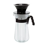 Hario V60 Ice and Hot Coffee Maker Drip Glass Dripper 700ml Vic-02 (Japan Import)