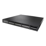 CISCO Cisco Catalyst 3650-48PS-S - Commutateur C3 Géré 48 x 10/100/1000 (PoE+) + 4 SFP de bureau, Montable sur rack PoE+ (390 W) reconditionné