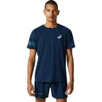 Asics Men's Visibility SS Top French Blue/Smoke Blue XS, French Blue/Smoke Blue
