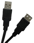Wiretek 11393 Rallonge USB 2.0 A Mâle/A Femelle 3 m Noir