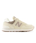 New Balance Womenss 574 Classic Trainers in Sand Suede - Size UK 5.5