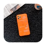 Surprise S Hot Fluorescent Street Sport Trend Soft Silicon Phone Case For Iphone 11 Pro Se 2020 X Xs Max 7 8 Plus Label White Cover-2-For Iphone Xr