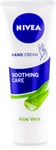 Nivea Hand Cream Soothing Care Aloe Vera 75ml