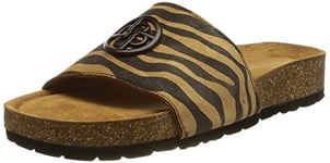 bugatti Femme 432a6p823800 Sandale, Black Light Brown, 39 EU