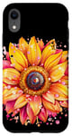 Coque pour iPhone XR Fleur jaune tournesol rose