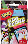 Mattel Games Uno Uno-Corns Family Card Game