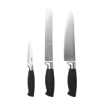 Åhléns Home Knivset 3 delar BISTRO Silver