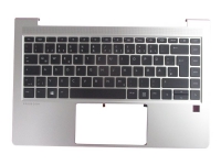 HP - Erstatningstastatur for bærbar PC - bakbelysning - Tysk - med toppdeksel - for ProBook 440 G8 Notebook, 445 G8 Notebook