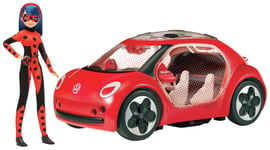 Miraculous Ladybug Doll with Volkswagen E Beetle - 26cm