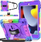 SINSO Ipad 9Th/8Th/7Th Generation Case,Ipad 10.2 Case for Kids, Shockproof [360