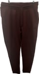 HUGO BOSS Sweatpants Dark Red Cotton SESTART Size Large AR 563