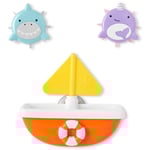 Skip Hop Zoo Badleksak Tip & Spin Båt