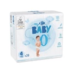 Couches Taille 4 Maxi : 7-18 Kg Carrefour Baby - Le Paquet De 28
