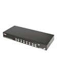 StarTech.com 8 Port 1U Rack Mount USB KVM Switch Kit with OSD and Cables