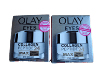 2 X Olay Eyes Collagen Peptide24 MAX Dual Peptide Eye Cream 2 X 15ml