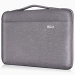 Landici Laptop Case Sleeve 13-13.3 Inch, 360°Protective Slim Computer Cover Bag Compatible with MacBook Air 2020 M1, MacBook Pro M1, MacBook Pro Retina 2015, XPS 13, Acer Hp ASUS Notebook,Khaki Grey
