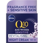 Nivea Q10 Anti-Wrinkle Revitalising Night Cream for Sensitive Skin 50ml