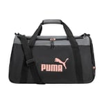 PUMA Unisex's Evercat No. 1 Logo Duffel Bag, Pink/Grey, One Size