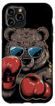iPhone 11 Pro Professional boxing Bear with Gloves Case
