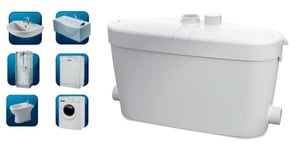 Saniflo SaniAccess Pump för ett helt kök, tvättsuga eller badrum utan toalett