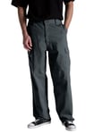 Dickies Men's Loose Work Utility Pants, Charcoal, 38W 32L UK