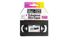 Muc-Off Tubeless Rim Tape, 28mm - Adhesive Rim Tape Tyre Liner for Tubeless Tyres - Tubeless Kit with 10m Roll of Bike Tape for MTB/Road/Gravel Bikes
