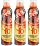 Malibu Dry Oil Spray SPF10 175ml X 3