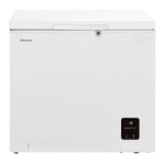 Hisense FC247D4AWLE, 191L, Freestanding Chest Freezer, 4 Star Freezer Rating, E Rated in White