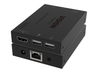 Vision TC-HDMIIPRX/3 - KVM / lyd / infrarød forlenger - mottaker - over CAT 6 - USB - opp til 150 m