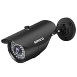 SANSCO Home Security Camera System, IP66 Weatherproof Video Surveillance Camera, Night Vision, 1920x 1080 Pixels Vandal & Water-Proof Camera (Bullet, Non-WiFi)