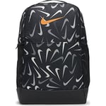 Nike DM2368-010 Brasilia 9.5 Sports backpack Unisex BLACK/BLACK/KUMQUAT One size