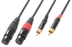 PD Connex CX68-1 Cable 2xXLR F-2xRCA M 1.5m, Signalkabel CX68-1 2 x XLR Hona- 2 x RCA