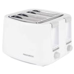 Progress Four Slice 750W White Toaster With Crumb Tray Browning Control