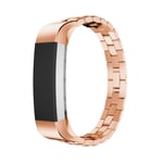 Fitbit Alta kvalitets rostfritt stål klockarmband - Rosa guld