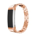 Fitbit Alta kvalitets rostfritt stål klockarmband - Rosa guld