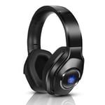 PS4 Headset, Gaming Headset for PS5, Xbox One, PC, Foldable Bluetooth Wireless Headset for Phone, 7.1 Bass Surround, Low Latency, Detachable Mic, Rotatable Earcups, LED Light - Silver