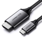 UGREEN USB-C till HDMI 4K60Hz - 1,5 Meter - Grå / Svart