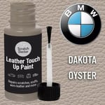 BMW DAKOTA OYSTER Leather Touch up Car Seat Repair Paint
