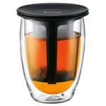 Bodum Tea for One teglas med filter, 0,35 l, Svart