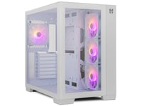 Nox Hummer Astra, Midi Tower, Pc, Vit, Atx, Itx, Micro Atx, Stål, Härdat Glas, Spela