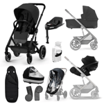 Cybex Balios S-Lux Travel System With Cloud G Car Seat and Base Black 10 Piece
