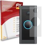 atFoliX 2x Screen Protection Film for Ring Video Doorbell Wired matt&shockproof