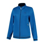 Dunlop Women's Club Ladies Knitted Jacket Tennis Shirt, Blu, L