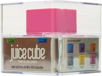 Juice Cube Powerbank for Apple Samsung 2,000mAh Portable Charging Pink Accessory