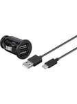 Pro USB Type-C™ Car charger set (12W/2.4A)