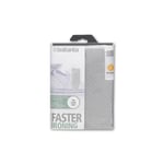 Brabantia Metallised Ironing Board Cover Size E Type 135 x 49cm Silver Reflector